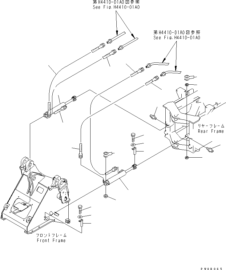 CYLINDER GROUP,L.H. (707-00-X7461) KOMATSU