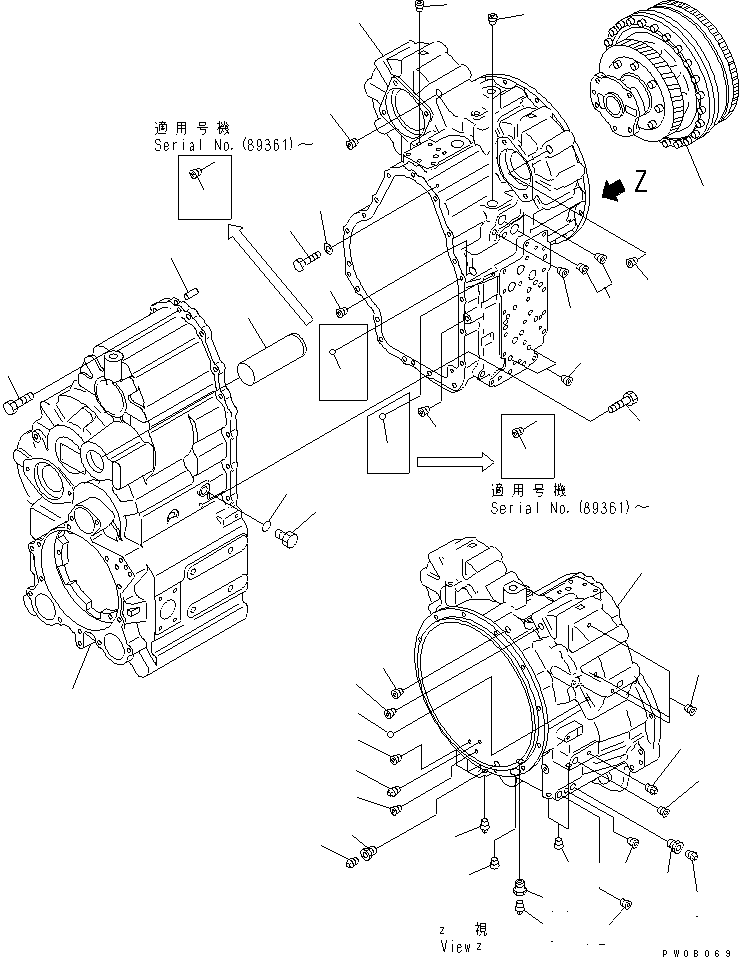 Трансмиссия в сборе 714-12-10040 KOMATSU