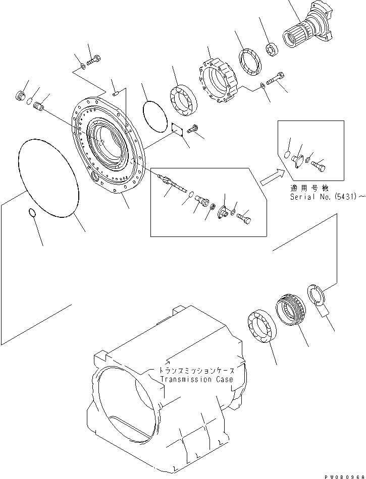 Корпус 566-15-73111 KOMATSU