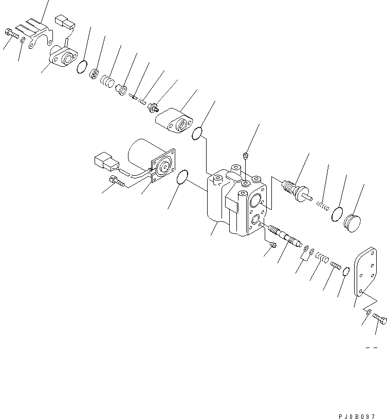 Клапан 561-15-55512 KOMATSU