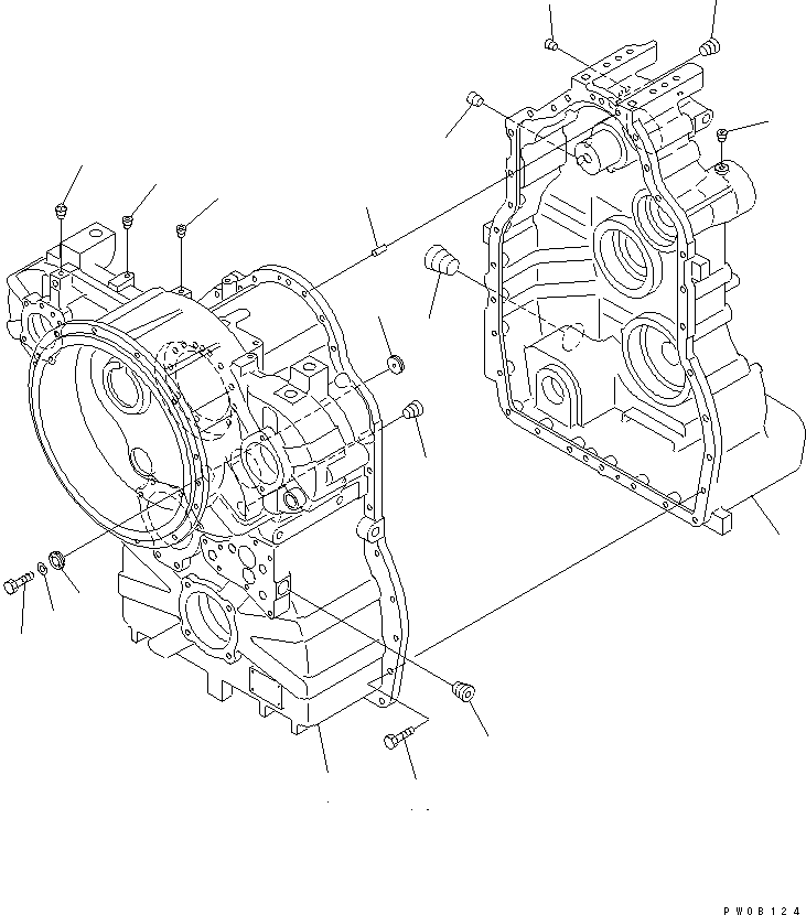Корпус 714-23-11112 KOMATSU