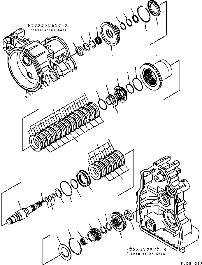 PISTON {FORWARD HI AND REVERSE} 23B-45-72670 KOMATSU