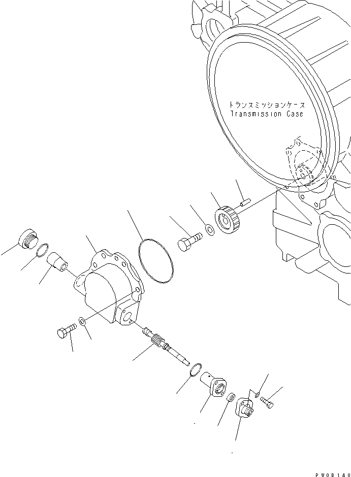 Фланец 281-15-13470 KOMATSU