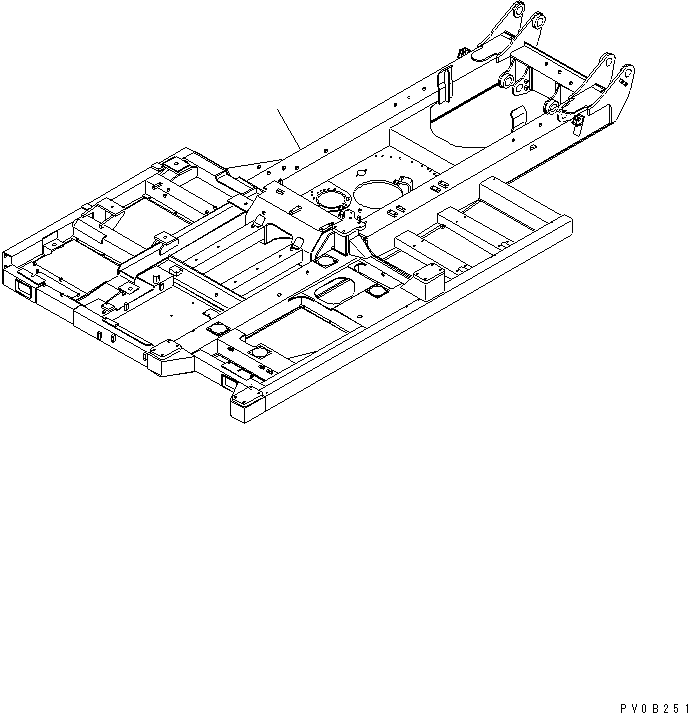 Рама 14S-46-11510 KOMATSU