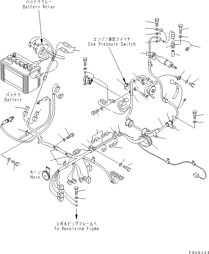 Жгут проводов 21W-06-31134 KOMATSU
