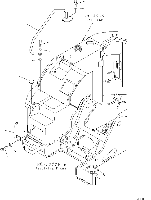 Поручень 21Y-54-21311YN KOMATSU