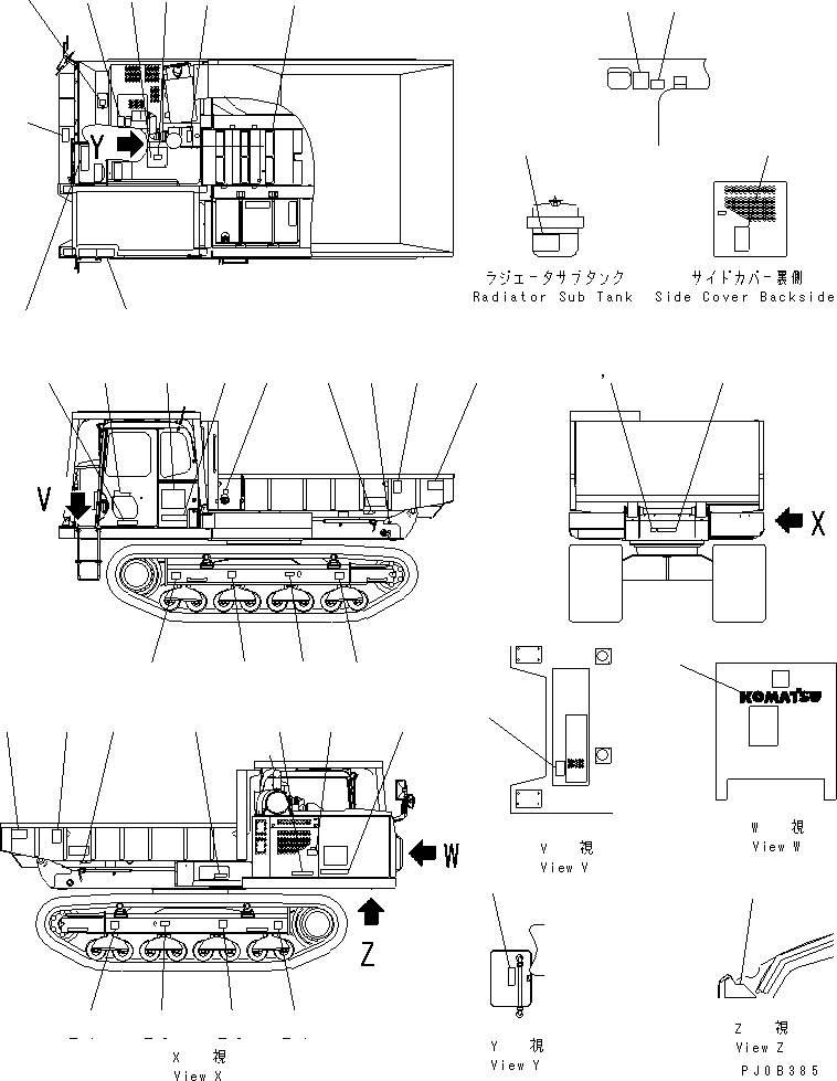 PLATE¤ MARK,CD110R 14S-00-12110 KOMATSU