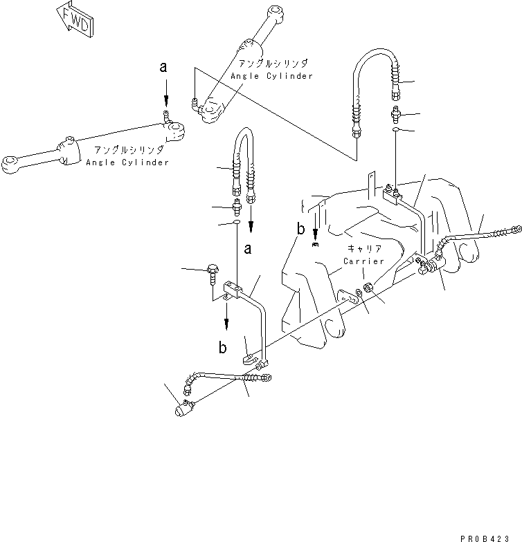 Трубка левая 415-905-1311 KOMATSU