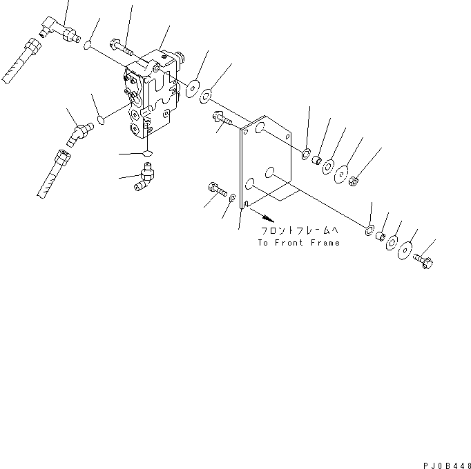 Кронштейн 421-S99-3180 KOMATSU