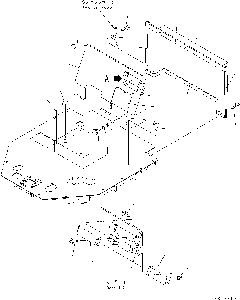 COVER,A/C 419-S62-2280 KOMATSU