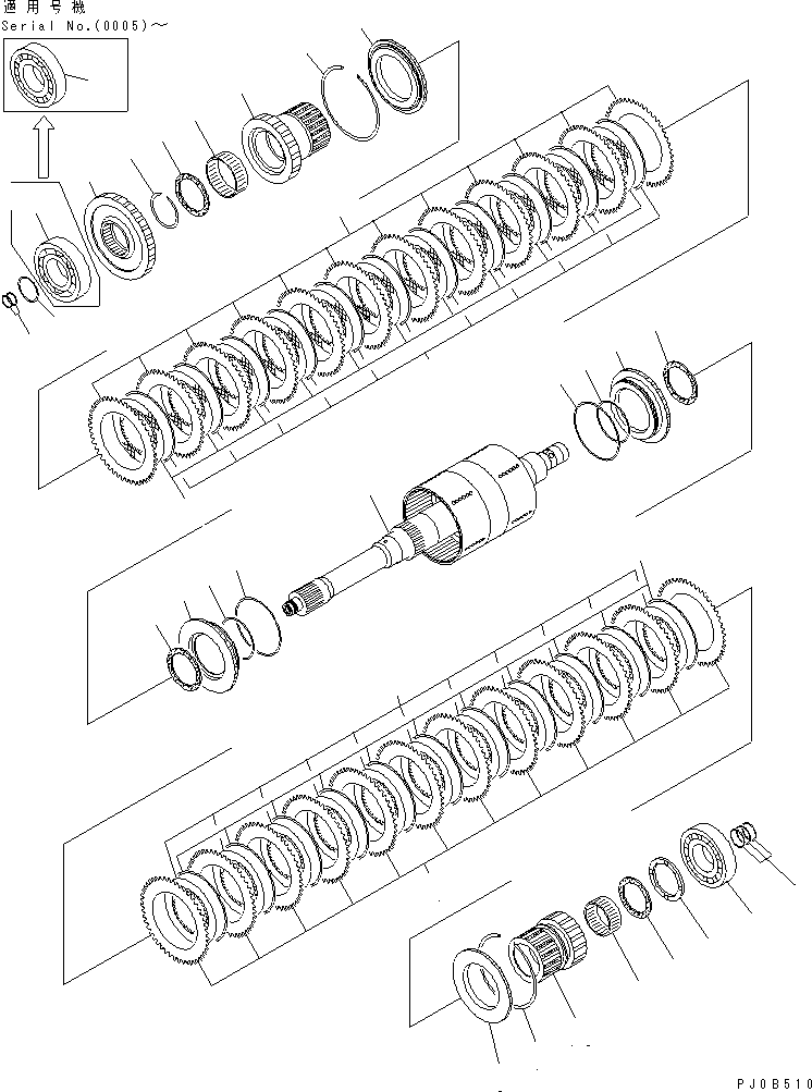 TORQFLOW ASS'Y (56B-13-10001) KOMATSU