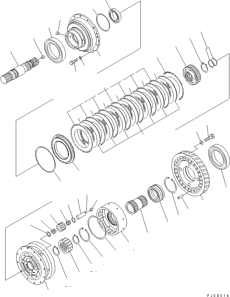 Подшипник 56B-15-19320 KOMATSU
