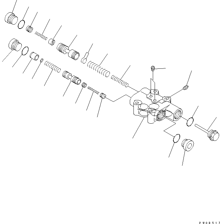 Клапан в сборе 56C-15-16400 KOMATSU