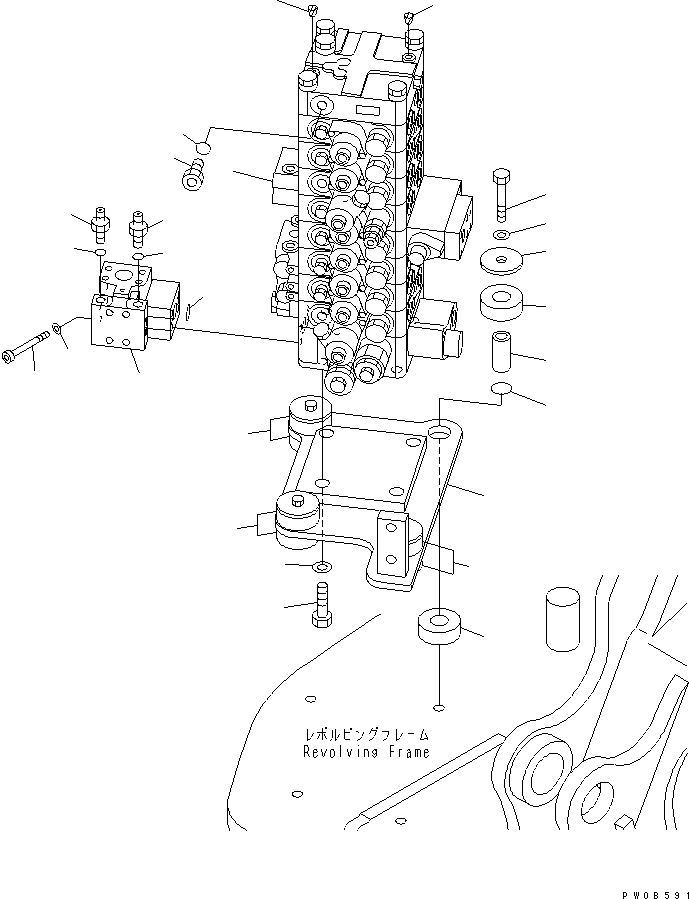 Управляющий клапан (723-58-13500) KOMATSU