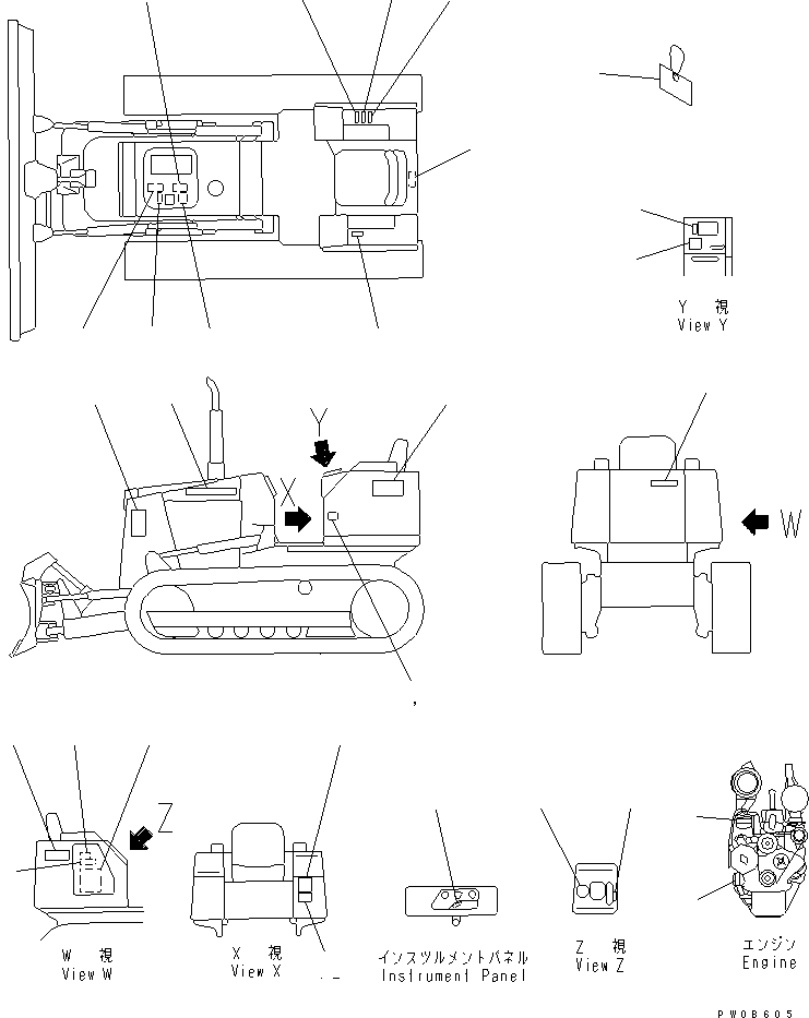 PLATE¤ MARK,D20P 10F-98-21971 KOMATSU