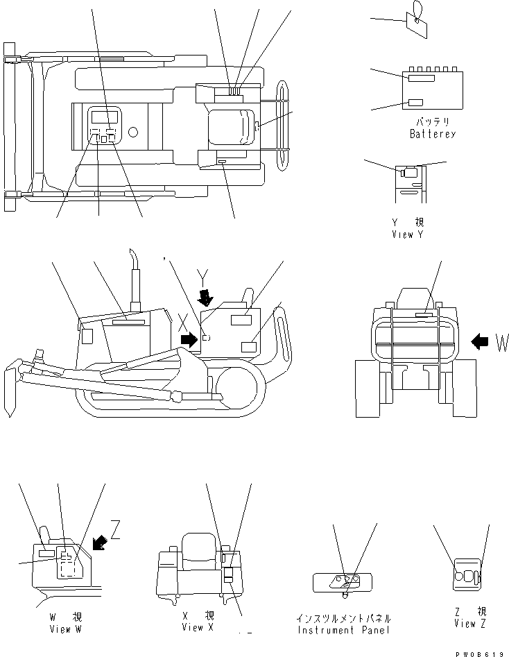 Табличка смазки 104-98-32422 KOMATSU