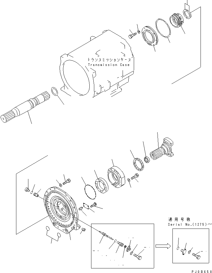 Трансмиссия в сборе ((\2\561-15-51022)) KOMATSU