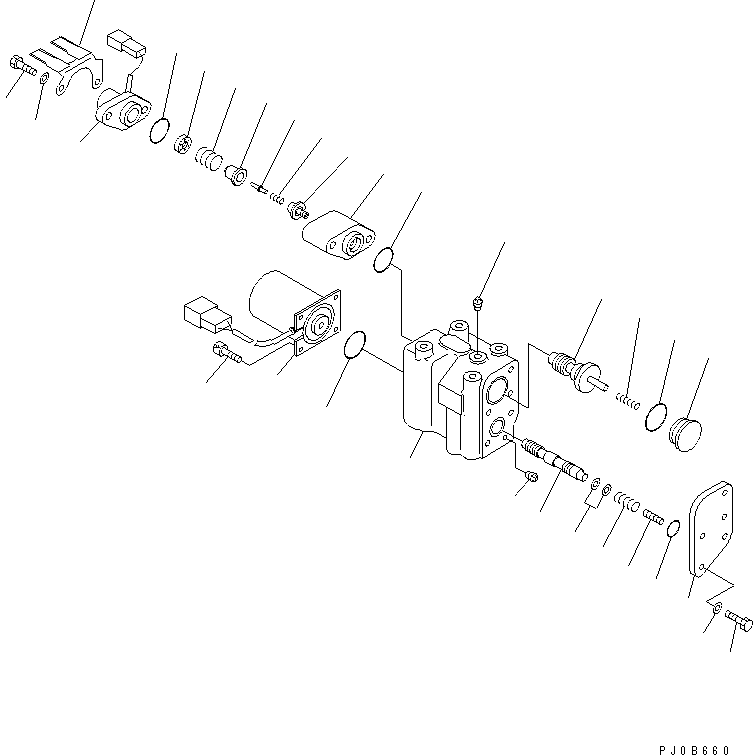 Клапан в сборе (561-15-00854) KOMATSU