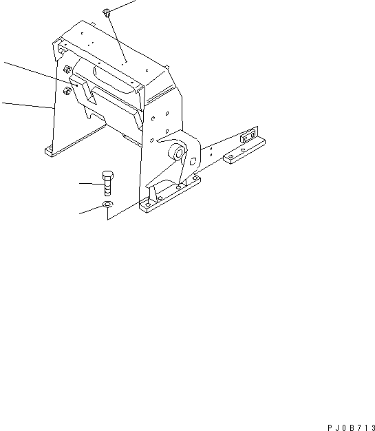 FRAME,LOADER 104-54-41230 KOMATSU