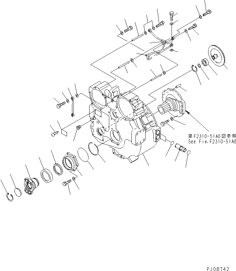 Корпус 17A-13-23111 KOMATSU