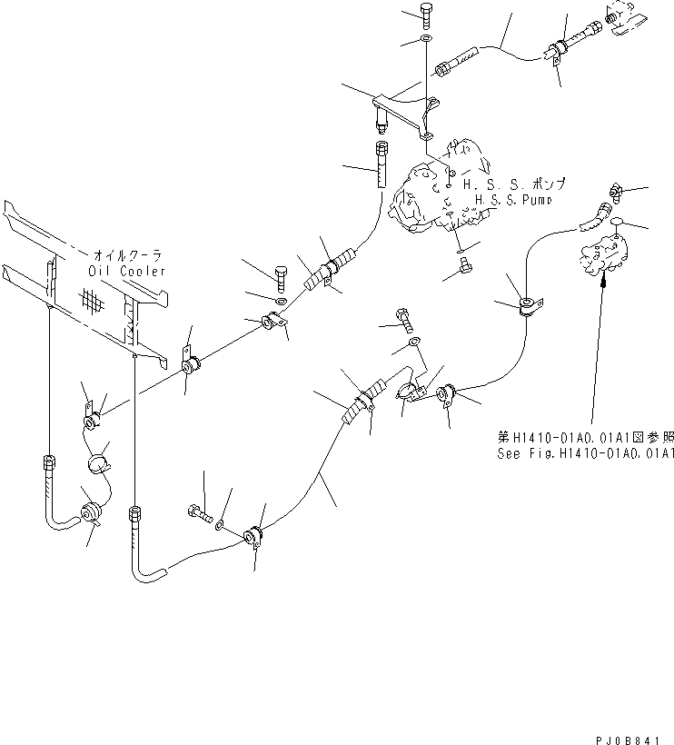 Трубка 14Z-62-11220 KOMATSU