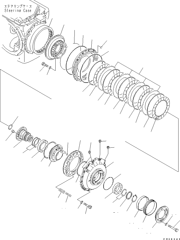 BRAKE ASS'Y 14Y-22-00010 KOMATSU