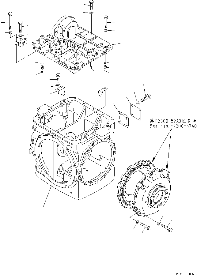 Корпус 14Y-22-15112 KOMATSU