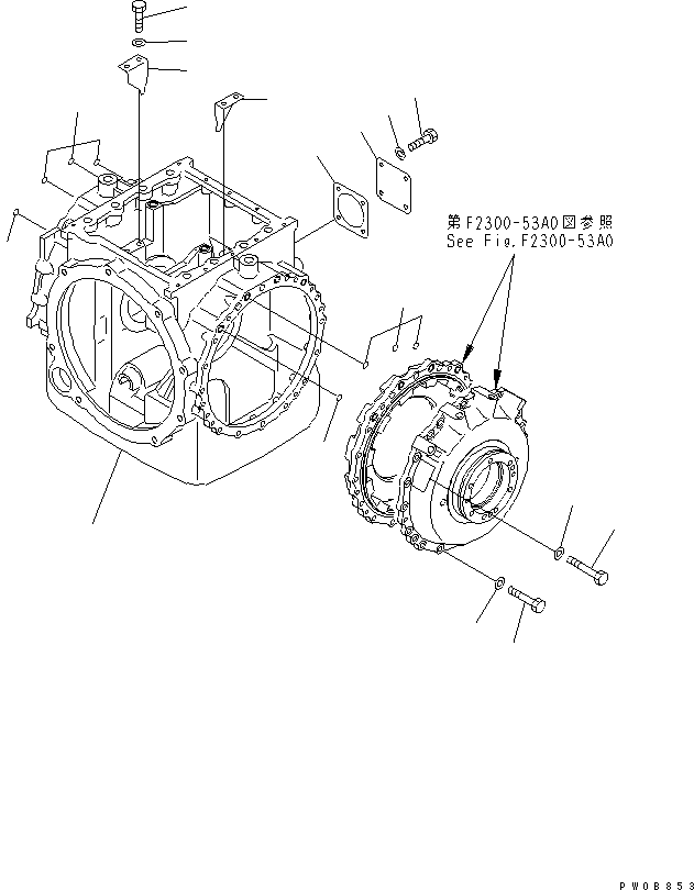 Корпус 14X-22-15113 KOMATSU