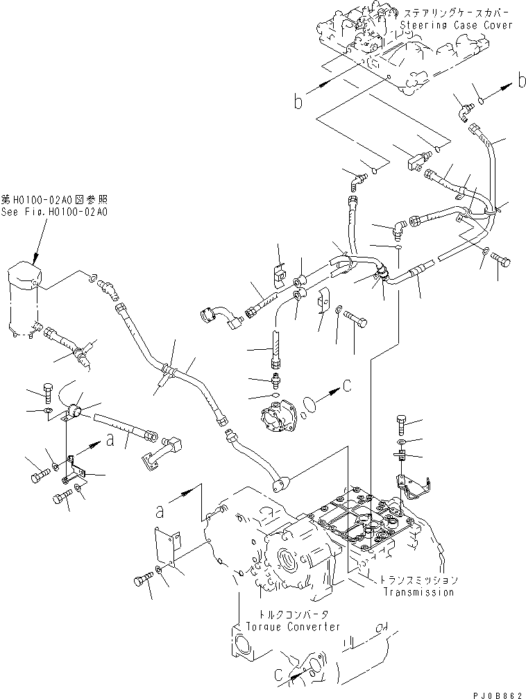 Шланг 14X-49-21580 KOMATSU