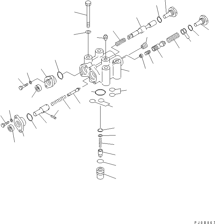STEERING VALVE ASS'Y 14Z-40-00010 KOMATSU