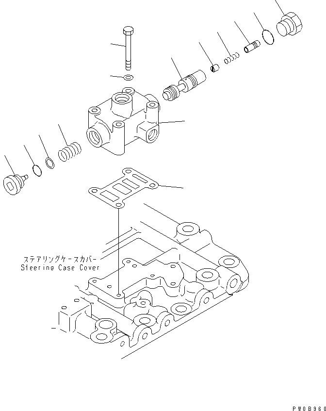 Клапан в сборе 14X-49-21100 KOMATSU