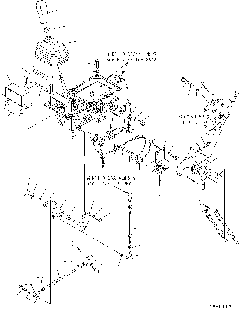 Кронштейн 14X-43-22841 KOMATSU