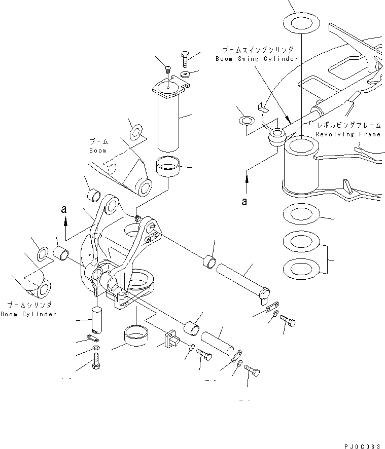 SWING BRACKET ASS'Y 22N-70-00221 KOMATSU
