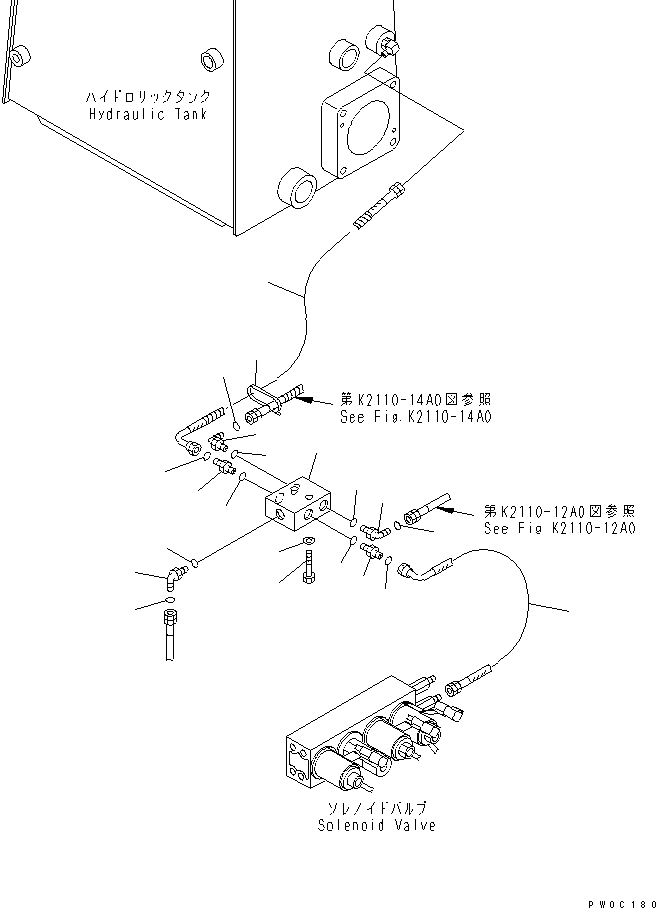 HOSE, 980MM 11Y-62-11241 KOMATSU