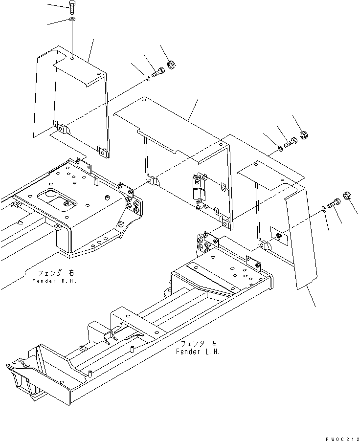 Крышка 11Y-54-13472 KOMATSU