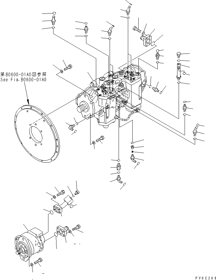 Угольник 11Y-62-12481 KOMATSU