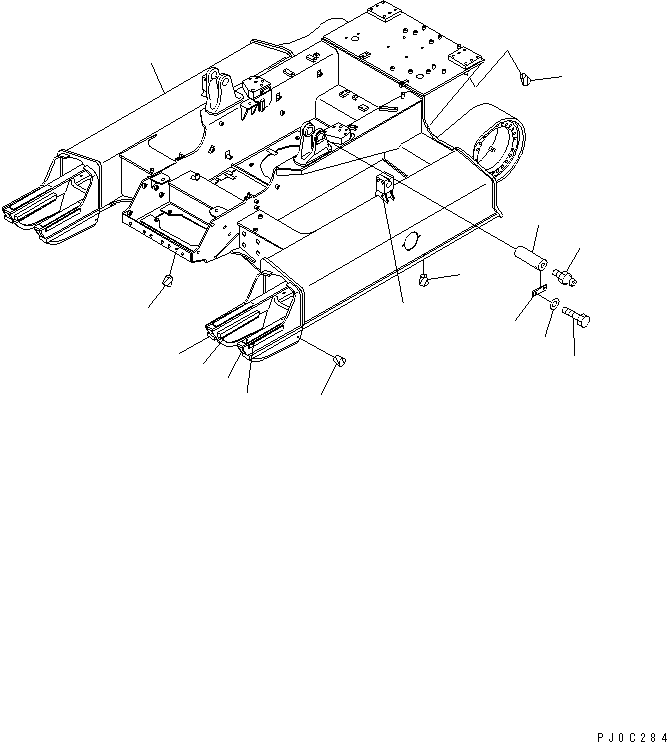 FRAME ASSY 11Y-21-11103 KOMATSU