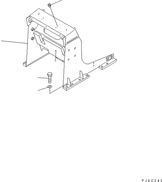 LOADER FRAME AS 10G-54-41260 KOMATSU