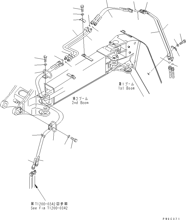 Шланг 20U-973-4381 KOMATSU