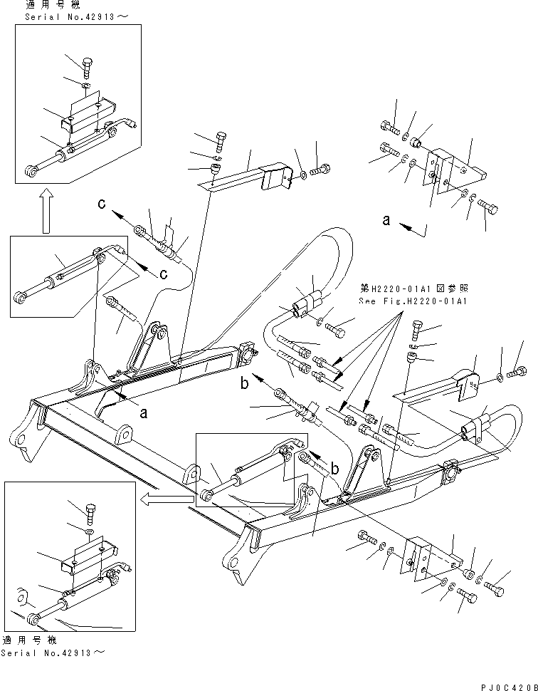 Крышка левая 114-X16-5350 KOMATSU