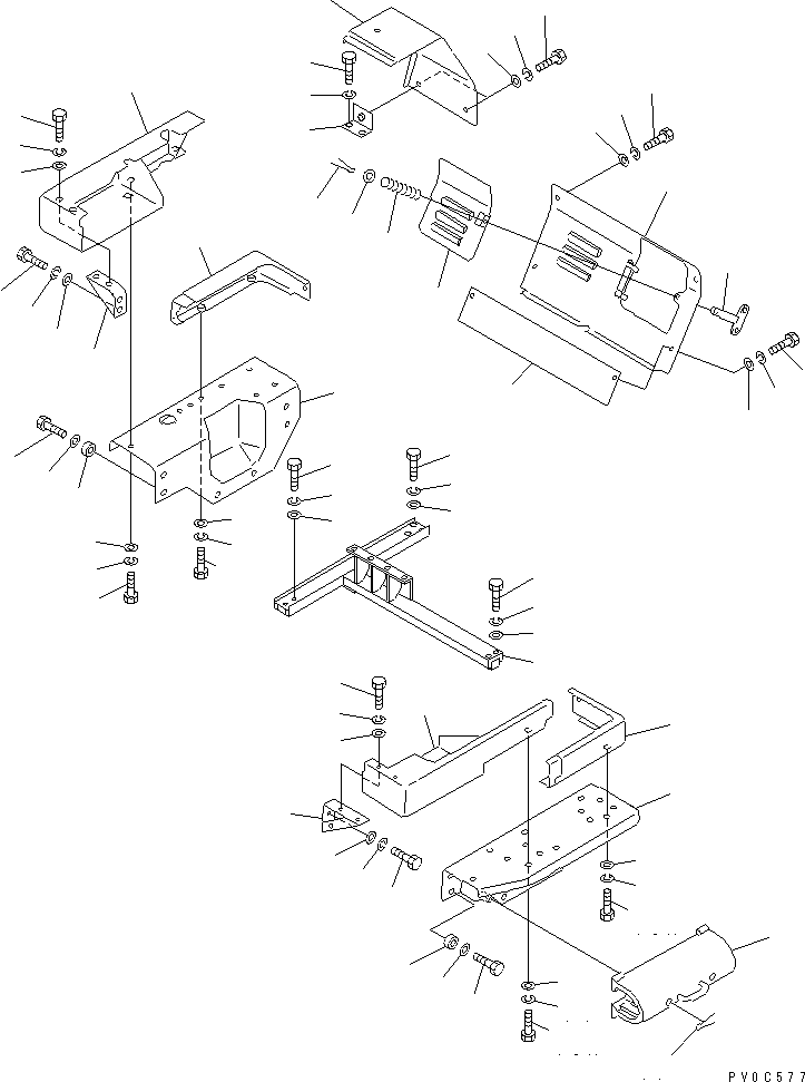 Палец в сборе 111-86-21705 KOMATSU