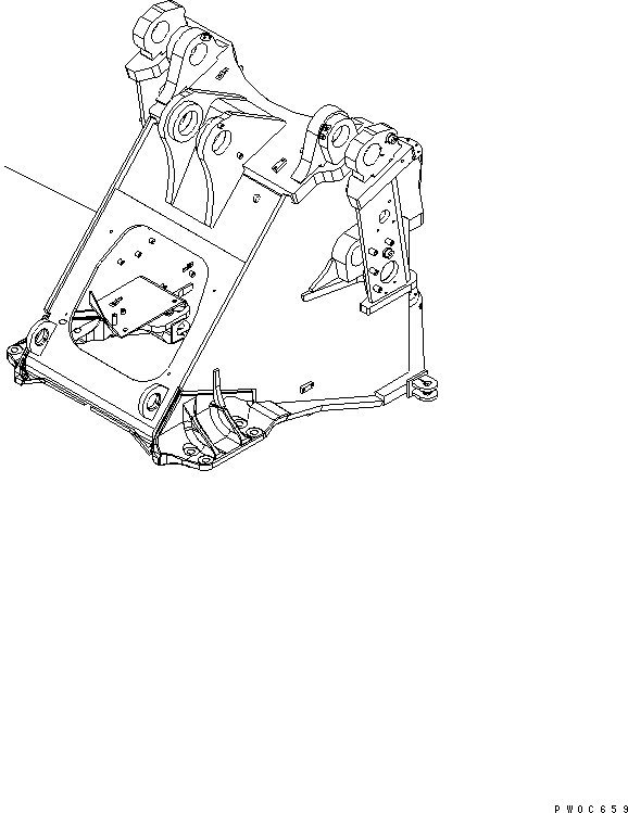 FRONT FRAME SEAT A.,FRONT 421-46-31202 KOMATSU