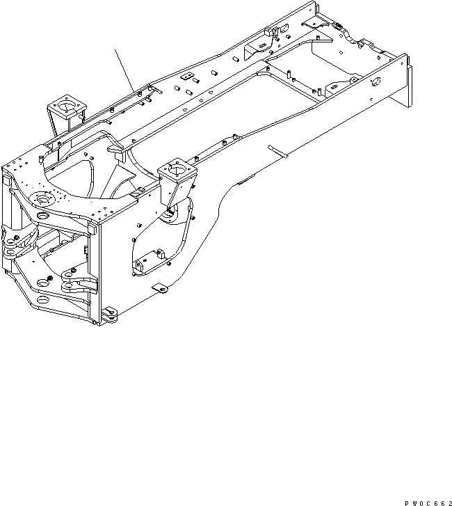 Рама 421-46-A3601 KOMATSU