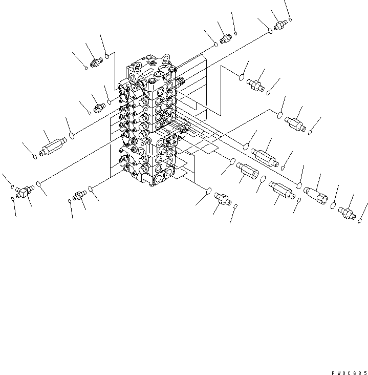 Ниппель 20U-62-43710 KOMATSU