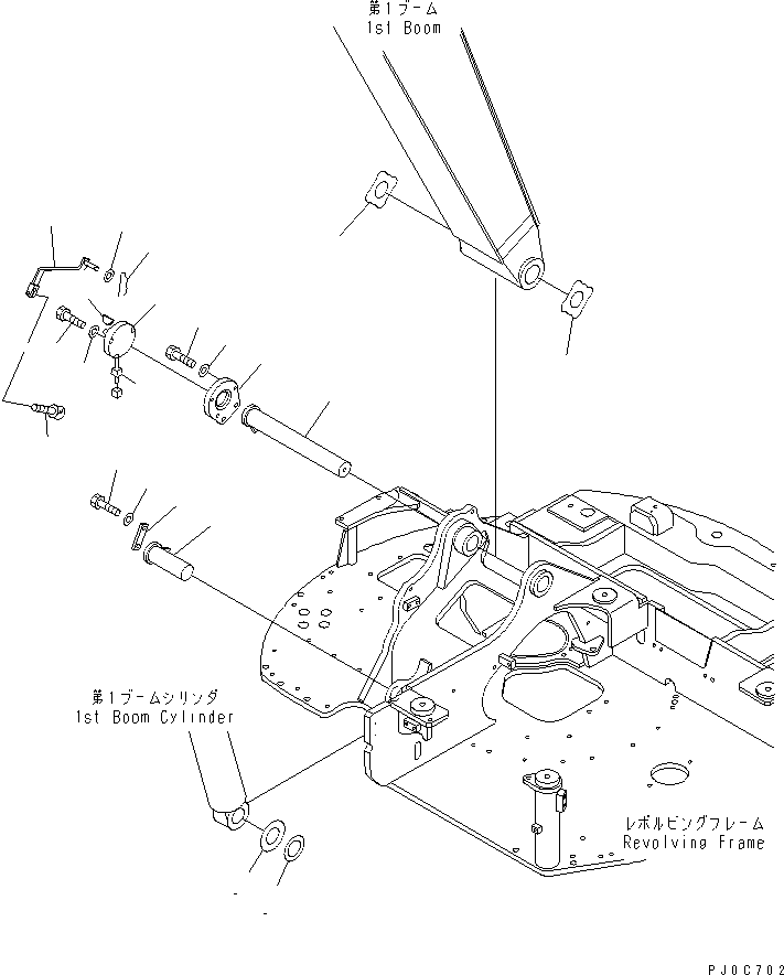 Быстросъёмный шплинт 20U-70-41580 KOMATSU