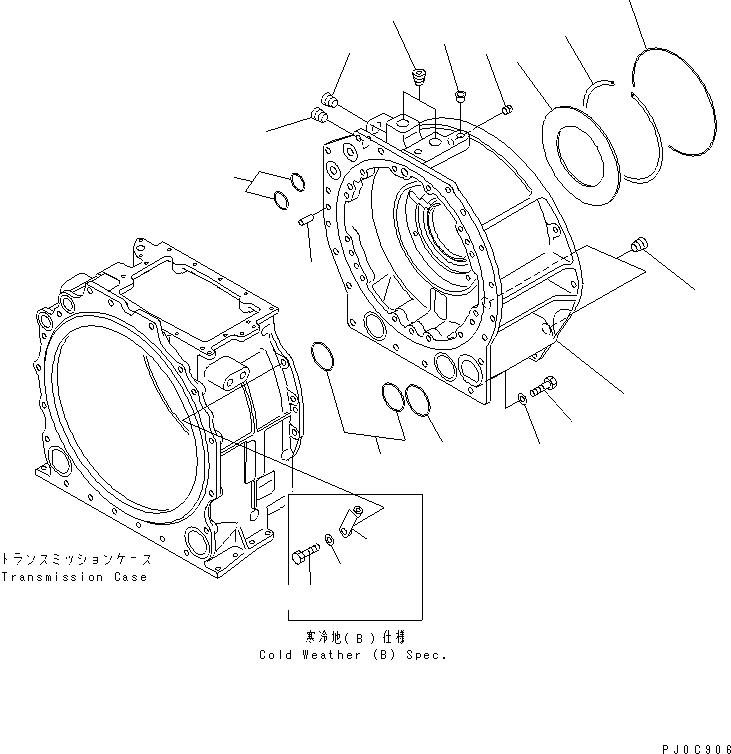 Трансмиссия в сборе (195-15-03012) KOMATSU