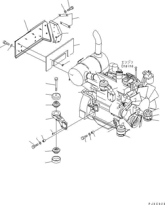 Лист 21W-01-41250 KOMATSU