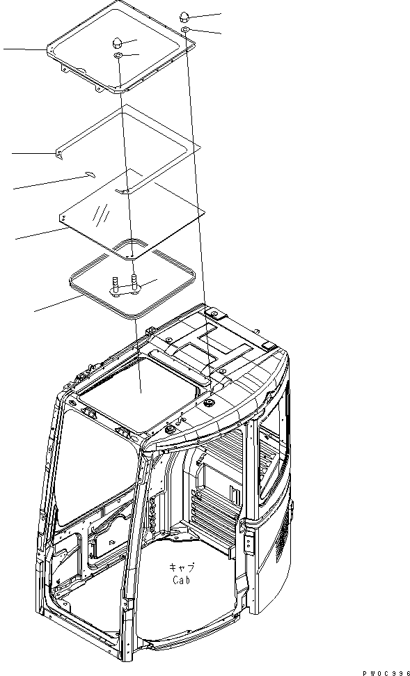 Уплотнение 22B-54-18932 KOMATSU