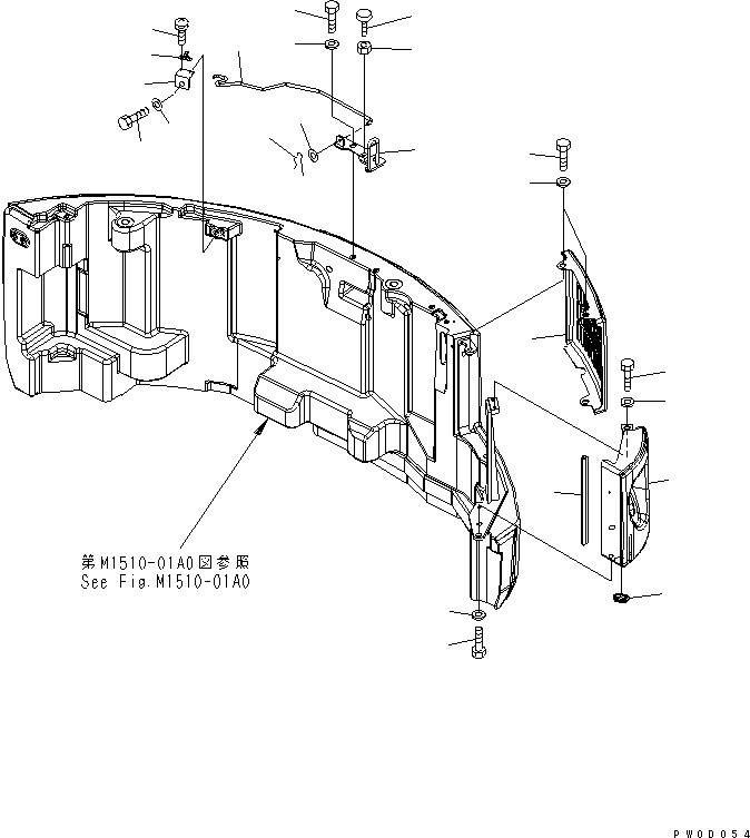 Уплотнение 21W-54-43890 KOMATSU