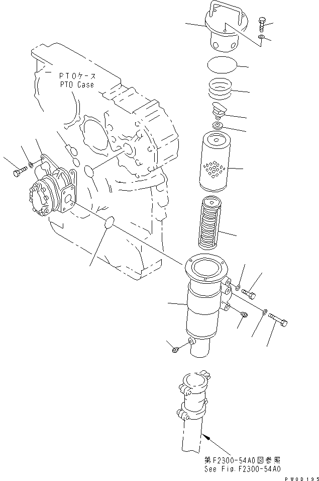SCREEN,(B) 195-49-35190 KOMATSU
